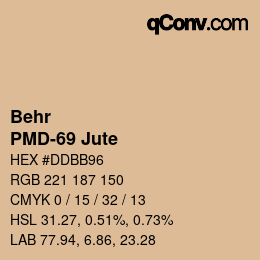 Farbcode: Behr - PMD-69 Jute | qconv.com
