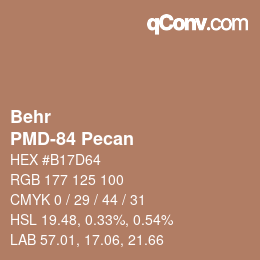Farbcode: Behr - PMD-84 Pecan | qconv.com