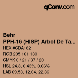 カラーコード: Behr - PPH-16 (HISP) Arbol De Tamarindo | qconv.com