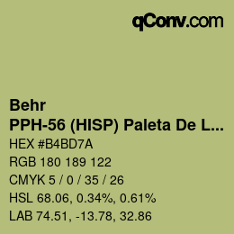 カラーコード: Behr - PPH-56 (HISP) Paleta De Lim0N | qconv.com