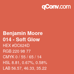 Farbcode: Benjamin Moore - 014 - Soft Glow | qconv.com