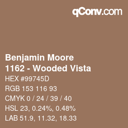 Color code: Benjamin Moore - 1162 - Wooded Vista | qconv.com
