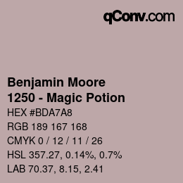 Color code: Benjamin Moore - 1250 - Magic Potion | qconv.com