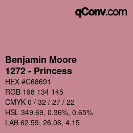 Code couleur: Benjamin Moore - 1272 - Princess | qconv.com
