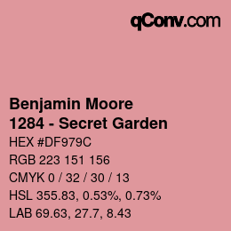 Código de color: Benjamin Moore - 1284 - Secret Garden | qconv.com