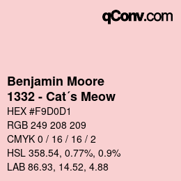 Color code: Benjamin Moore - 1332 - Cat´s Meow | qconv.com