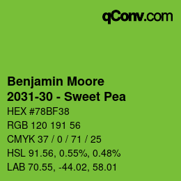 Farbcode: Benjamin Moore - 2031-30 - Sweet Pea | qconv.com