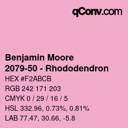 Code couleur: Benjamin Moore - 2079-50 - Rhododendron | qconv.com