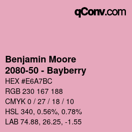 Color code: Benjamin Moore - 2080-50 - Bayberry | qconv.com
