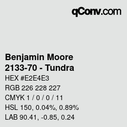 Code couleur: Benjamin Moore - 2133-70 - Tundra | qconv.com