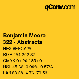 Código de color: Benjamin Moore - 322 - Abstracta | qconv.com