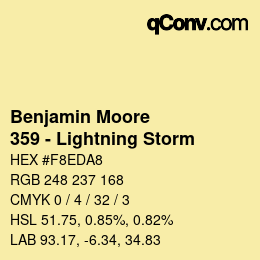 Code couleur: Benjamin Moore - 359 - Lightning Storm | qconv.com