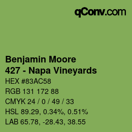 Farbcode: Benjamin Moore - 427 - Napa Vineyards | qconv.com