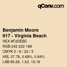 カラーコード: Benjamin Moore - 917 - Virginia Beach | qconv.com