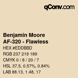 Código de color: Benjamin Moore - AF-320 - Flawless | qconv.com