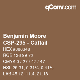 Código de color: Benjamin Moore - CSP-295 - Cattail | qconv.com