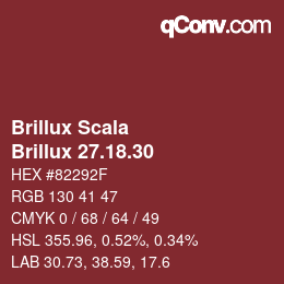Code couleur: Brillux Scala - Brillux 27.18.30 | qconv.com