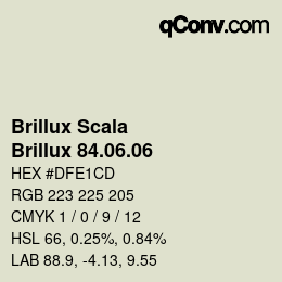 Código de color: Brillux Scala - Brillux 84.06.06 | qconv.com