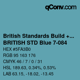 カラーコード: British Standards Build + DecPaints - BRITISH STD Blue 7-084 | qconv.com