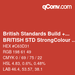 颜色代码: British Standards Build + DecPaints - BRITISH STD StrongColour 0-005 | qconv.com