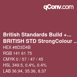 Farbcode: British Standards Build + DecPaints - BRITISH STD StrongColour 0-007 | qconv.com