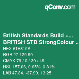 カラーコード: British Standards Build + DecPaints - BRITISH STD StrongColour 0-010 | qconv.com