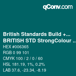 Farbcode: British Standards Build + DecPaints - BRITISH STD StrongColour 0-011 | qconv.com