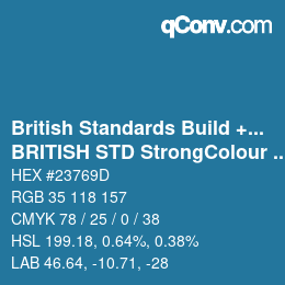 Farbcode: British Standards Build + DecPaints - BRITISH STD StrongColour 0-012 | qconv.com