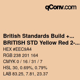 Farbcode: British Standards Build + DecPaints - BRITISH STD Yellow Red 2-026 | qconv.com