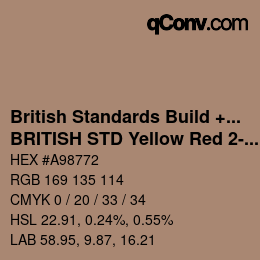 カラーコード: British Standards Build + DecPaints - BRITISH STD Yellow Red 2-028 | qconv.com