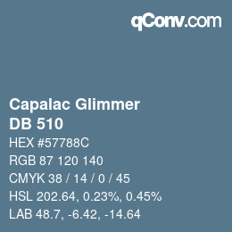 Farbcode: Capalac Glimmer - DB 510 | qconv.com