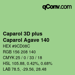 Farbcode: Caparol 3D plus - Caparol Agave 140 | qconv.com