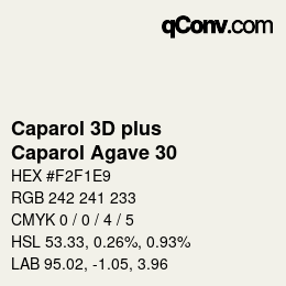 Farbcode: Caparol 3D plus - Caparol Agave 30 | qconv.com