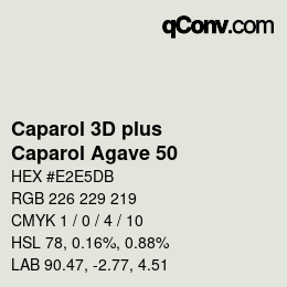 Farbcode: Caparol 3D plus - Caparol Agave 50 | qconv.com