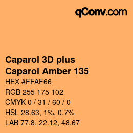 カラーコード: Caparol 3D plus - Caparol Amber 135 | qconv.com