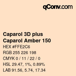 カラーコード: Caparol 3D plus - Caparol Amber 150 | qconv.com
