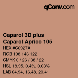 Color code: Caparol 3D plus - Caparol Aprico 105 | qconv.com