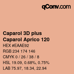 Color code: Caparol 3D plus - Caparol Aprico 120 | qconv.com