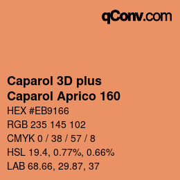 カラーコード: Caparol 3D plus - Caparol Aprico 160 | qconv.com