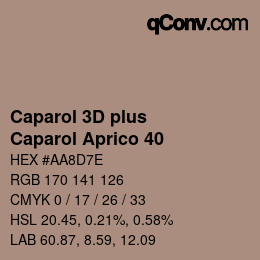 カラーコード: Caparol 3D plus - Caparol Aprico 40 | qconv.com