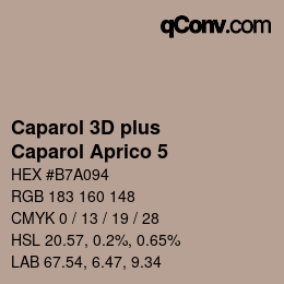 Color code: Caparol 3D plus - Caparol Aprico 5 | qconv.com