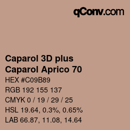 カラーコード: Caparol 3D plus - Caparol Aprico 70 | qconv.com