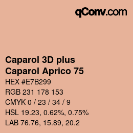 カラーコード: Caparol 3D plus - Caparol Aprico 75 | qconv.com