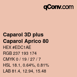 Color code: Caparol 3D plus - Caparol Aprico 80 | qconv.com