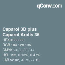 Farbcode: Caparol 3D plus - Caparol Arctis 35 | qconv.com