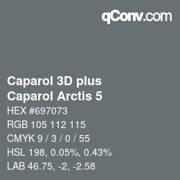 カラーコード: Caparol 3D plus - Caparol Arctis 5 | qconv.com
