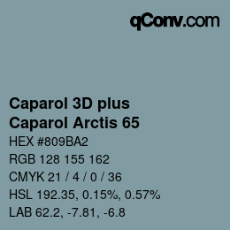 カラーコード: Caparol 3D plus - Caparol Arctis 65 | qconv.com