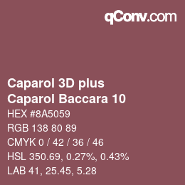 Farbcode: Caparol 3D plus - Caparol Baccara 10 | qconv.com