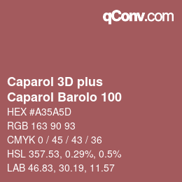 Farbcode: Caparol 3D plus - Caparol Barolo 100 | qconv.com