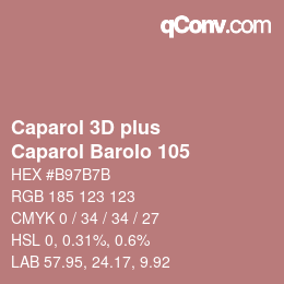 Código de color: Caparol 3D plus - Caparol Barolo 105 | qconv.com